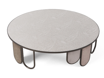 CHANDRA - Round iron coffee table by ETRO Home Interiors - view 3